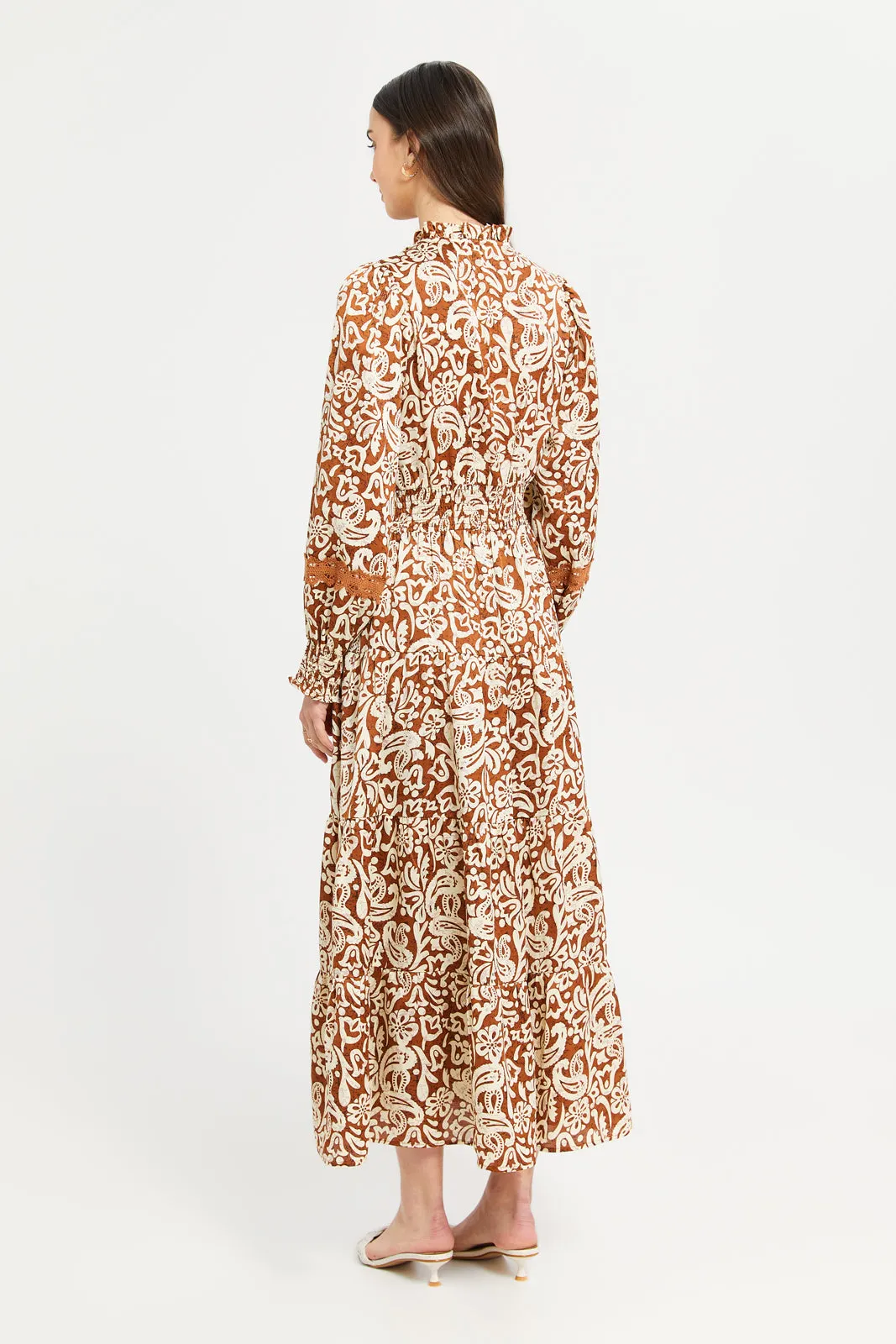 Women Assorted Printed  Long Sleeve Maxi Dress