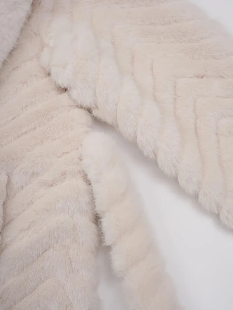 Women's Cozy Faux Fur Long-Length Plush Coat