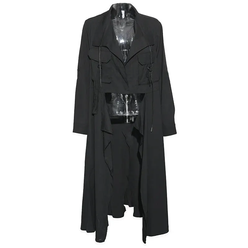 Women's Drape Lightweight Trench Coat