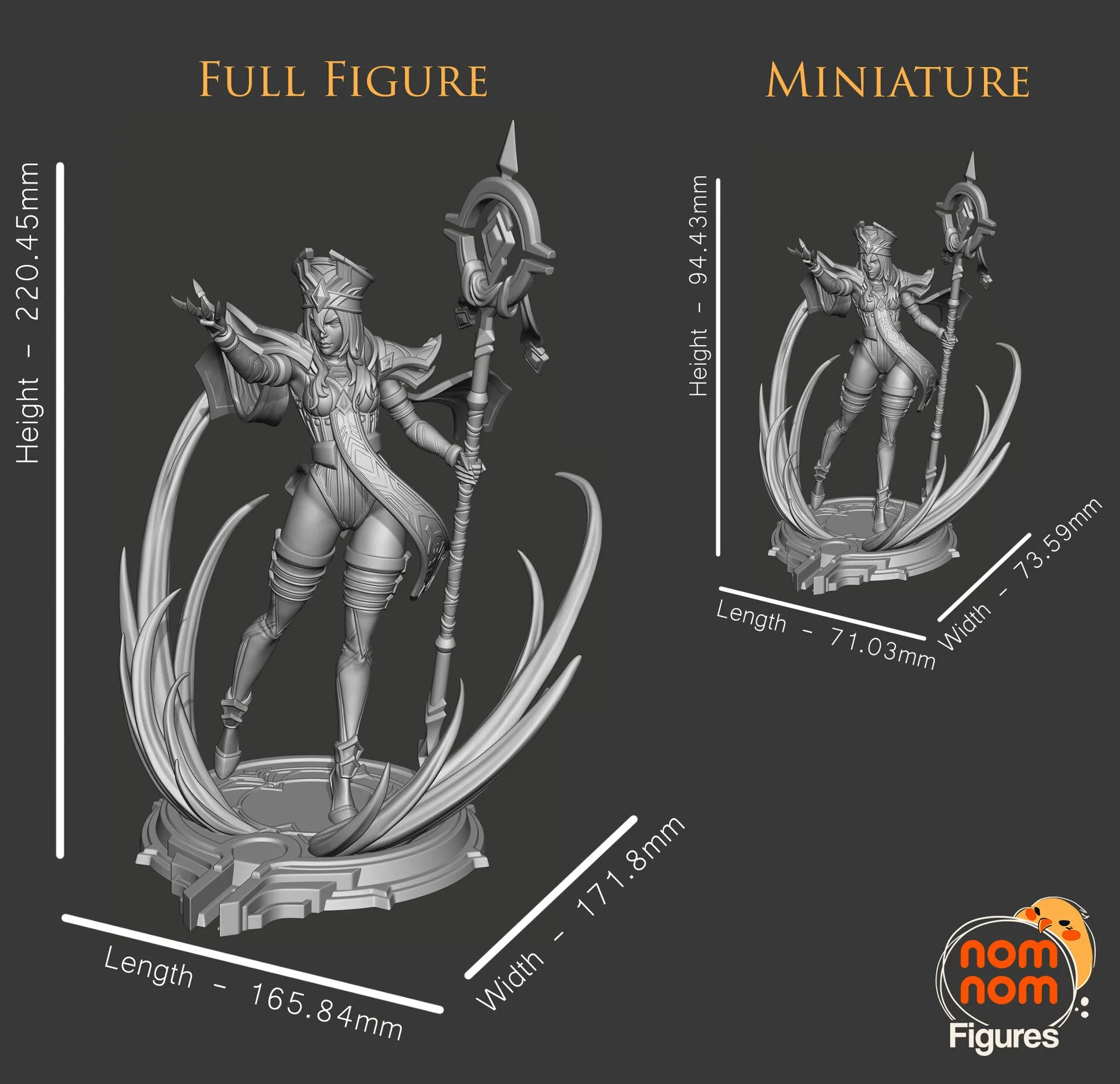 World of Warcraft - Inquisitor Whitemane Printed Model by Nomnom Figures